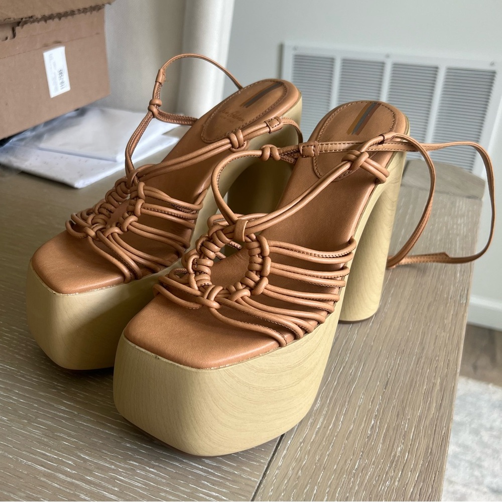 Sam Edelman Chunky strap up heels